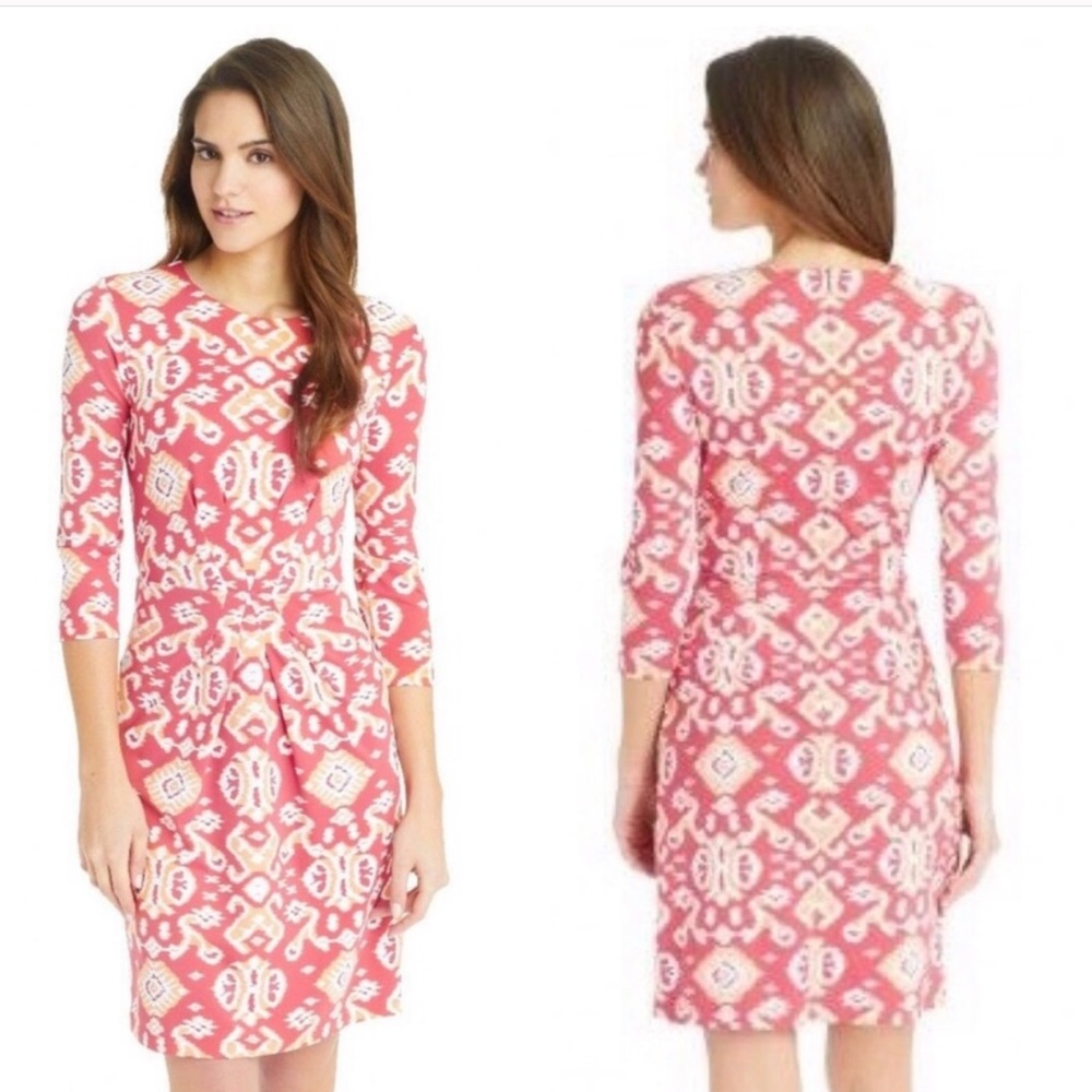 Pink Patterned Women's Dress